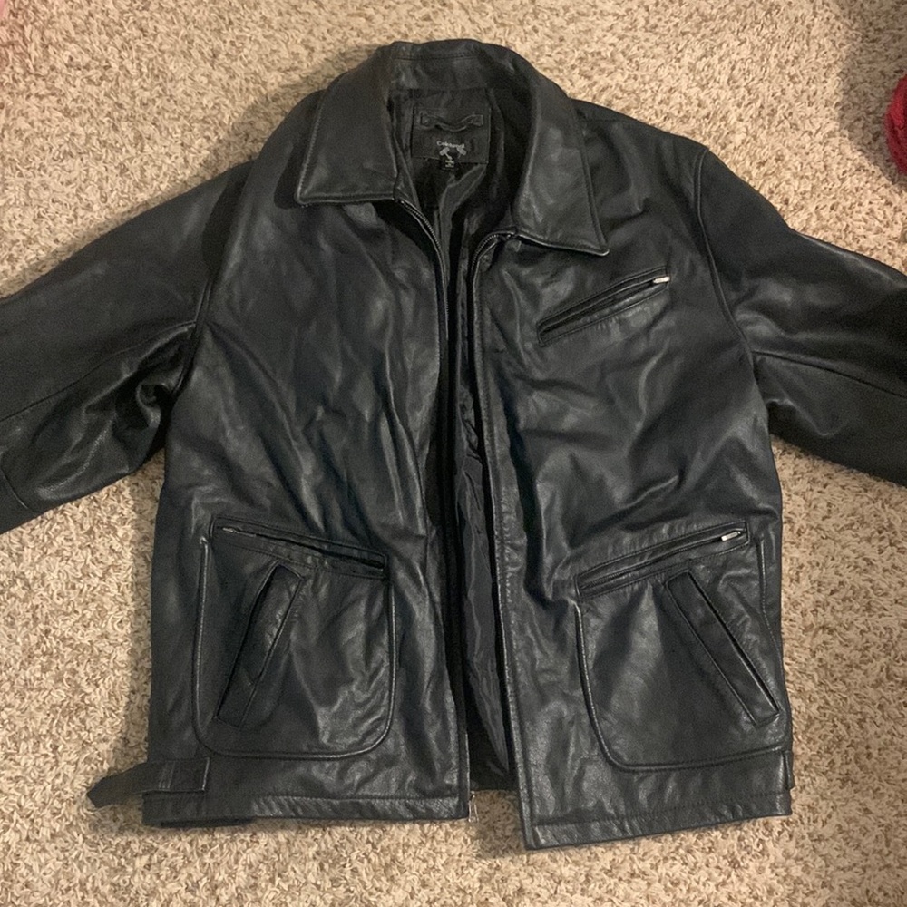Colebrook XL leather jacket